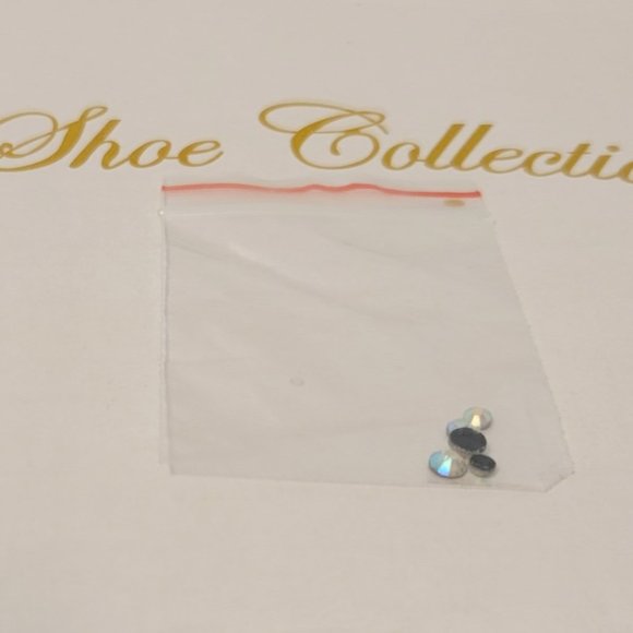 ❣️HP❣️Sweetie's Shoe Collection "Sherri" Jewel silver sequin sandal sz: 7.5 - Picture 6 of 10